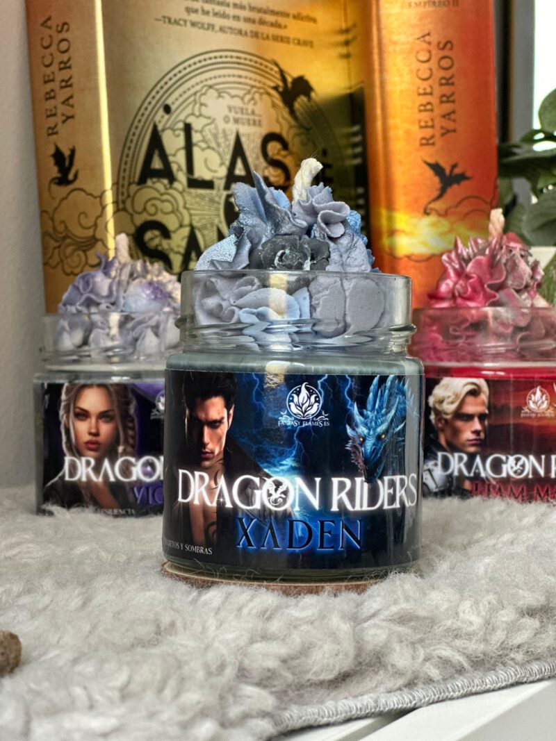 Velas-literarias-Xaden-Riorson-Alas-de-Sangre -The-Empyrean-Saga