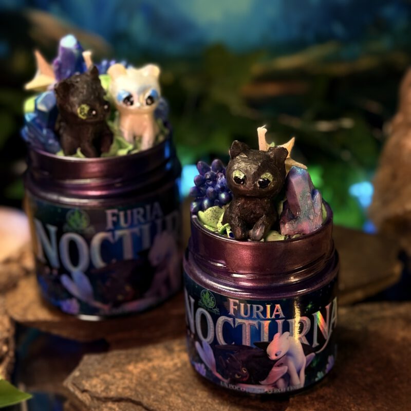 Vela furia nocturna edición limitada mediana