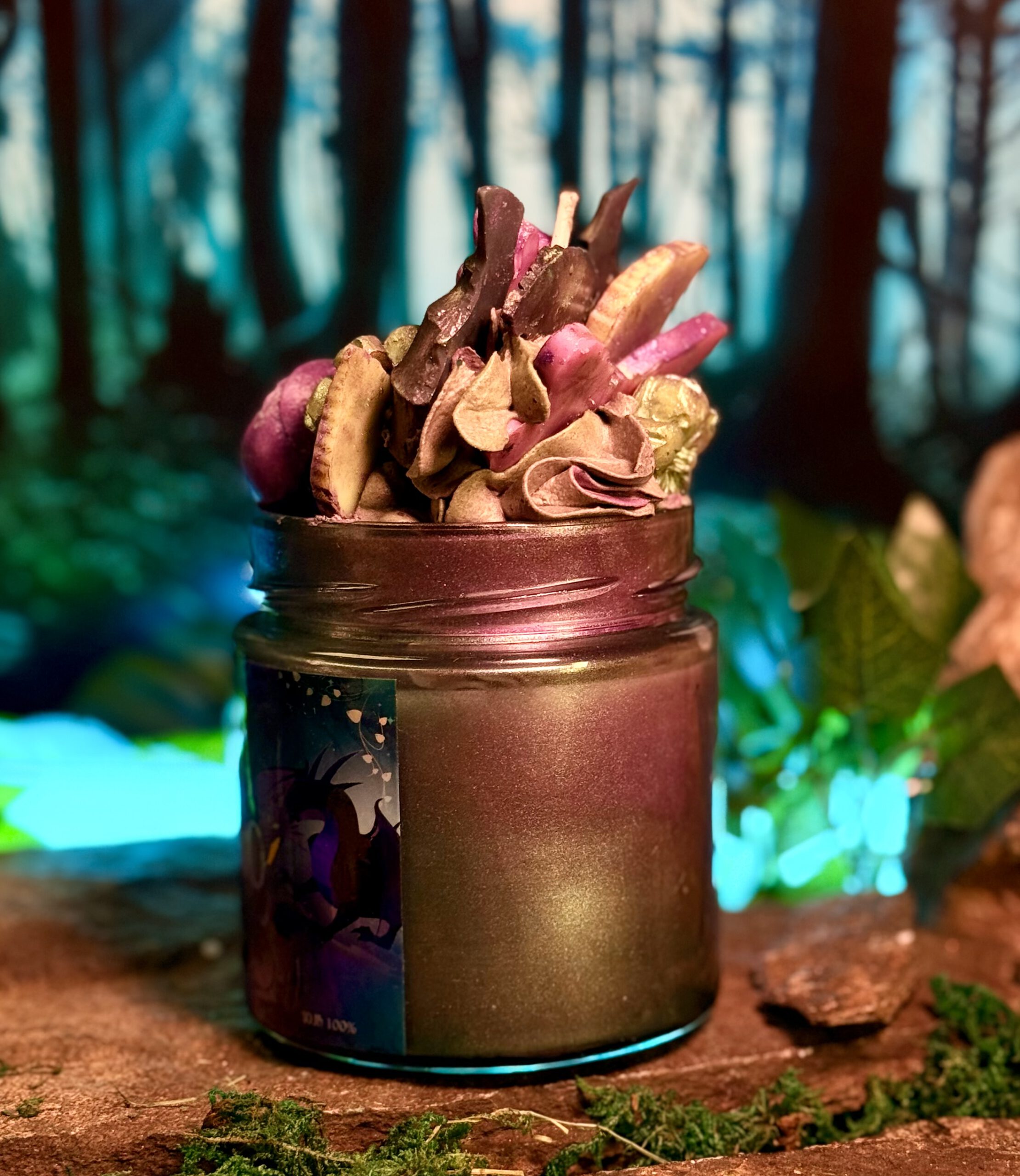 Vela maléfica Disney tarro pintado