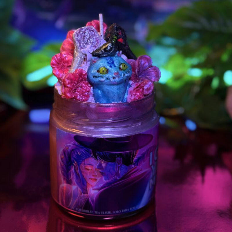 Vela K-POP Demon Hunters un mar a página a unos wax melts y y a imagen