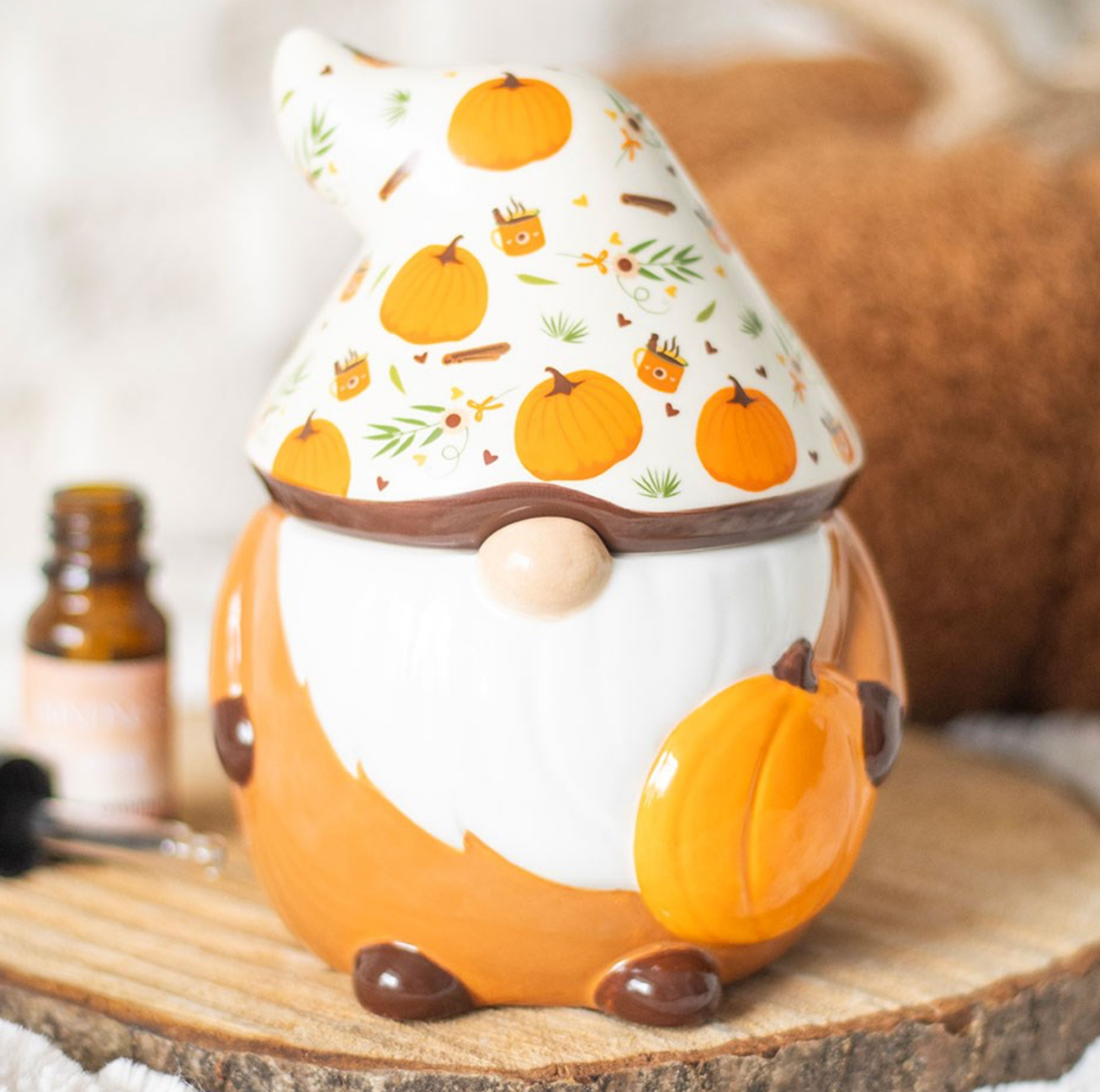 Quemador de cera wax melts ''Pumpkin Gnome''