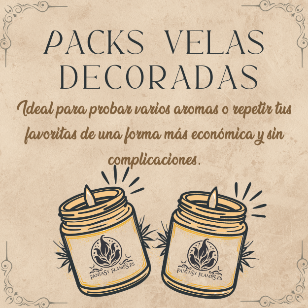 Elige tu pack de velas decoradas(sin frosting)