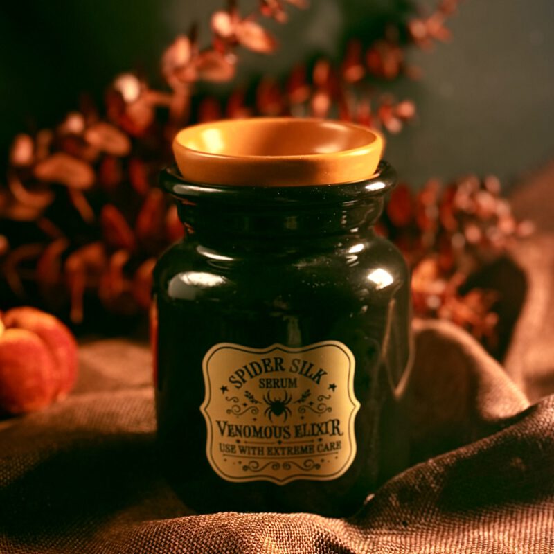 Poción Mágica, quemador de cera de cerámica negra para wax melts
