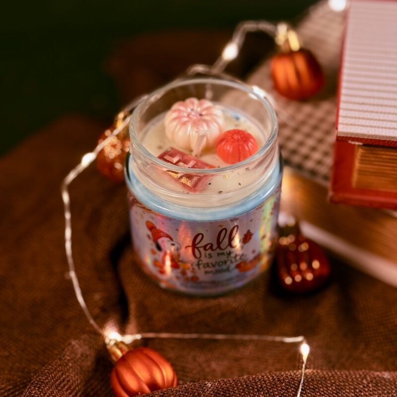 Vela Snoopy literaria de otoño Fantasy Flames