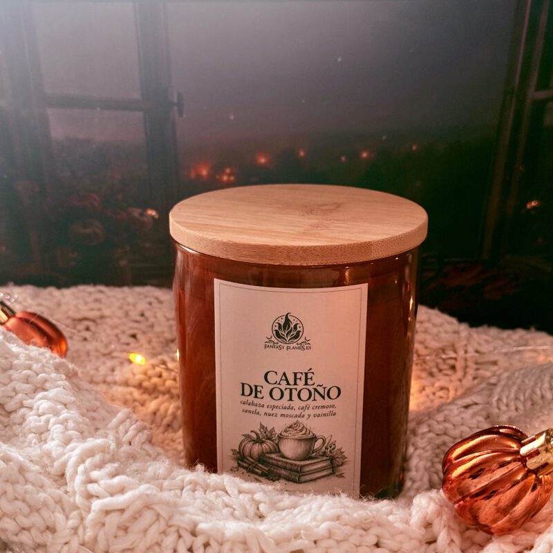 Vela ''Café de otoño'' Colección The Autumn Nook