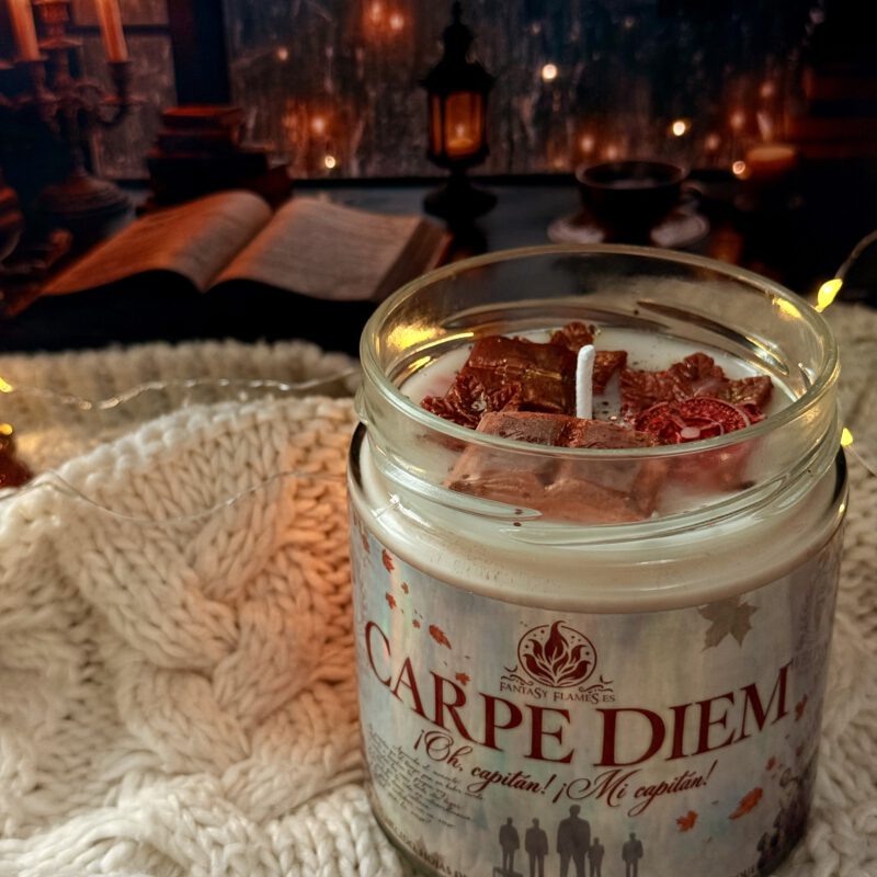 Vela inspirada en El club de los poetas muertos Carpe Diem
