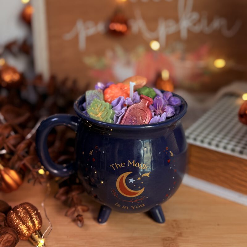 Vela Prácticamente Magia taza caldero inspirado en las hermanas Owens