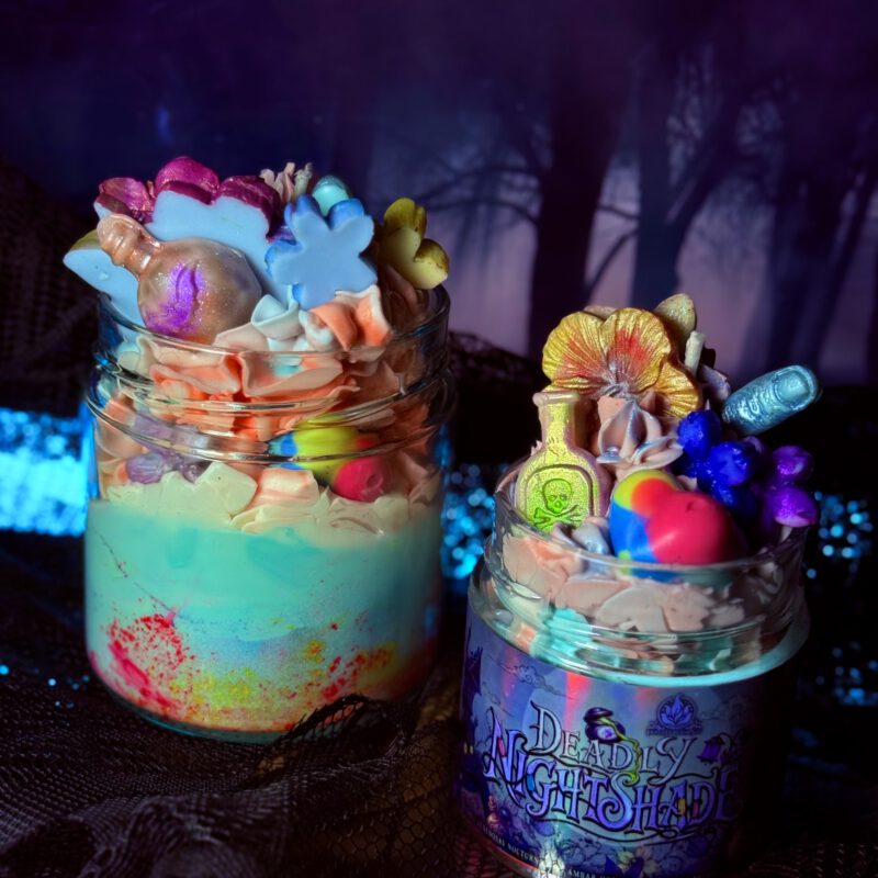 Vela Deadly Nightshade de la colección de Halloween inspirada en Sally.